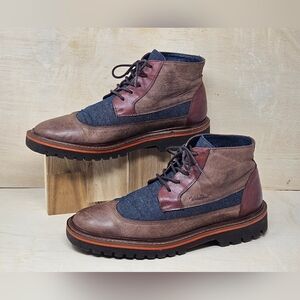 Michel Domit Leather Boots